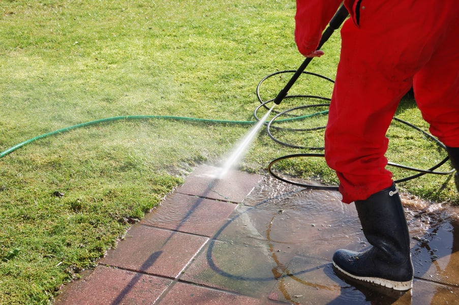 High pressure washing